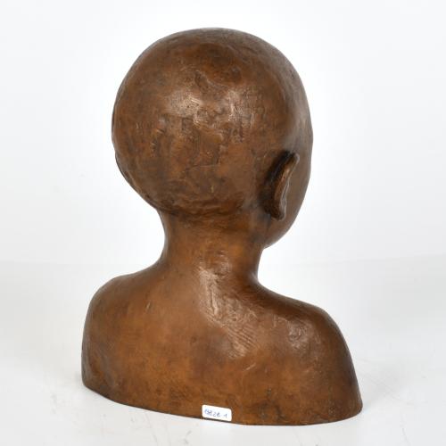 JOAN REBULL (1899-1981). Busto de infante