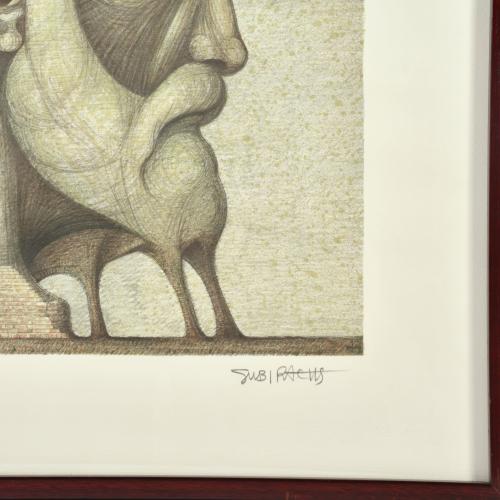 JOSEP MARIA SUBIRACHS (1927-2014). Conjunto de 3 de litogra