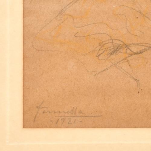 JOAQUIM TERRUELLA MATILLA (1891-1957). "Gitana", 1921.