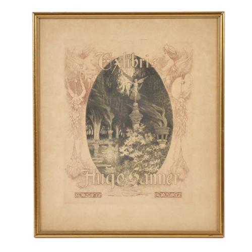 ALEXANDRE DE RIQUER (1856-1920). Exlibris de Hugo Sanner.