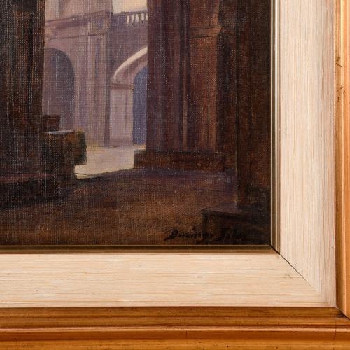 DOMINGO SOLER (1871-1951). "Interior iglesia".