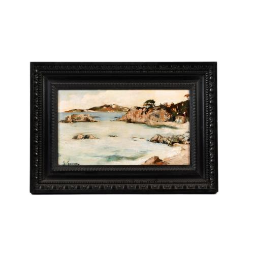 JOAN SERRA MELGOSA (1899-1970) "Paisaje Costa Brava".