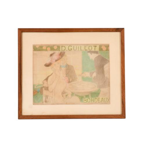 ESCUELA FRANCESA, SIGLO XX. "Bordeaux" - estudio