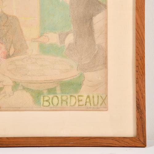ESCUELA FRANCESA, SIGLO XX. "Bordeaux" - estudio