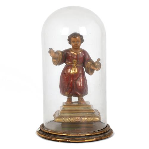 ESCUELA ESPAÑOLA, SIGLO XX. Niño Jesús Salvador del Mundo