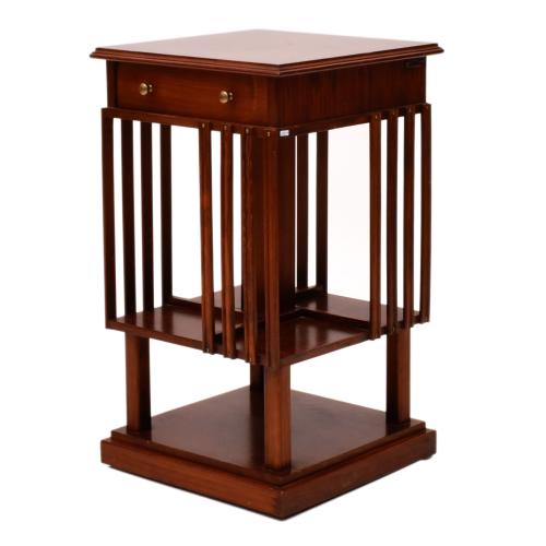 Bookcase giratorio de biblioteca, siglo XX