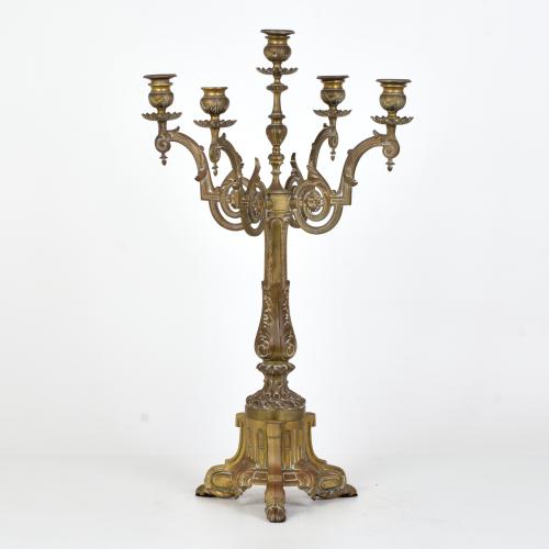 Pareja de candelabros Alfonsinos