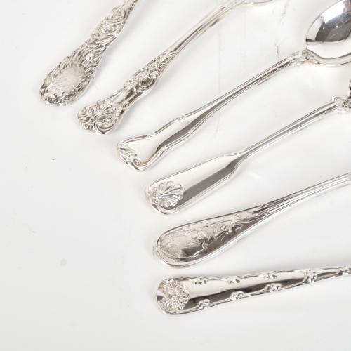 TIFFANY & CO, Juego de 6 cucharitas diferentes