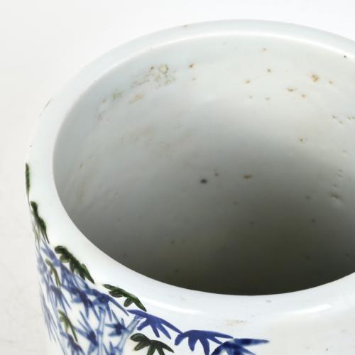 ESCUELA CHINA, SIGLO XIX. Bote para pinceles