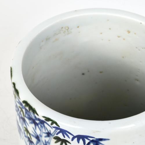 ESCUELA CHINA, SIGLO XIX. Bote para pinceles