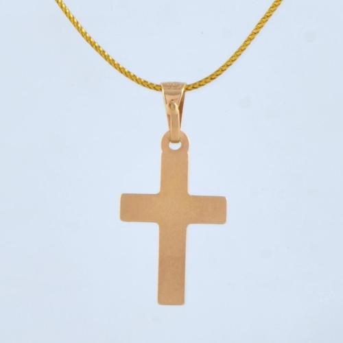 Cross-shaped pendant.
