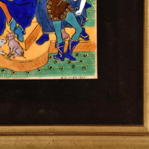 Religious enamel, 20th century