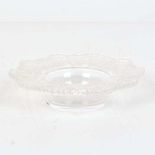 MANUFACTURA LALIQUE. Lote de 3 centros de mesa 