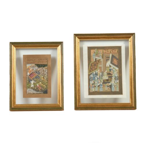 Conjunto de pinturas Indio-Persas