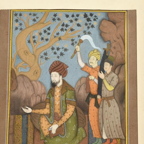 Conjunto de pinturas estilo Mongol, siglos XIX - XX