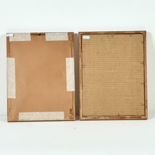 Conjunto de pinturas estilo Mongol, siglos XIX - XX