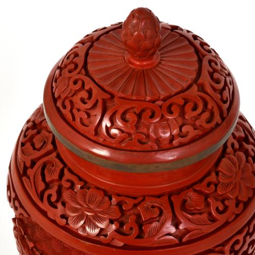 Pareja de tibores chinos, pps. siglo XX