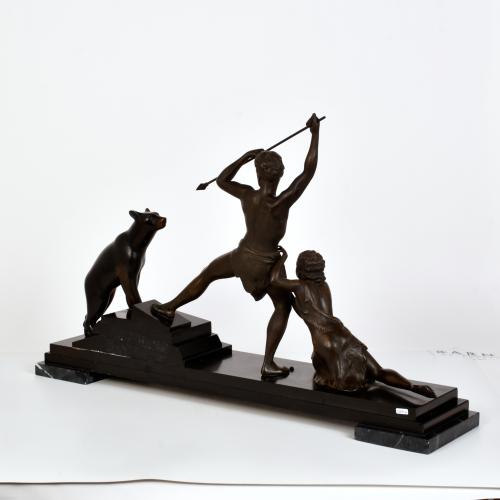 SIGUIENDO MODELOS DE URIANO, figura Art Decó, 1920-1930