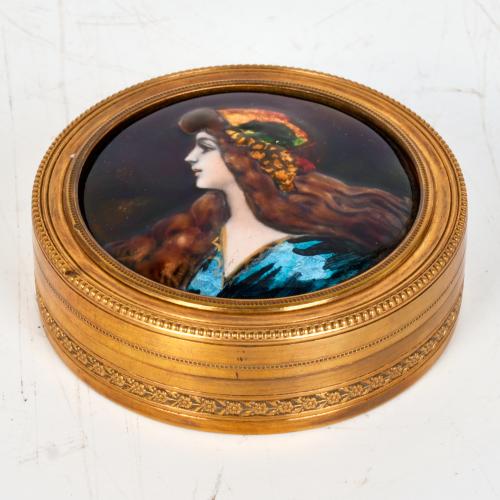 Lote de dos cajas francesas, circa 1900