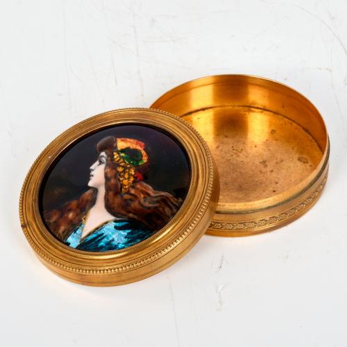 Lote de dos cajas francesas, circa 1900