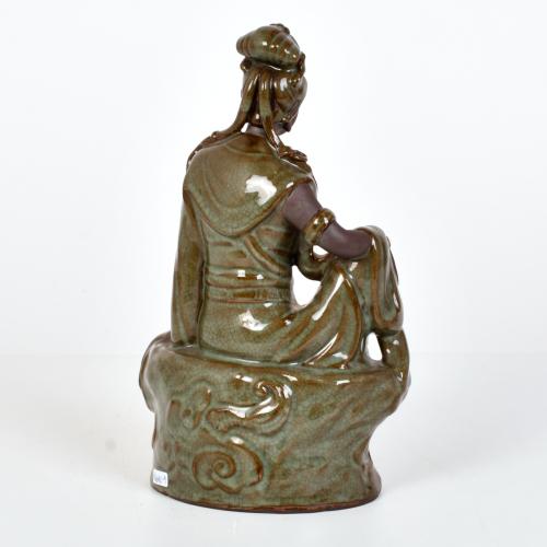 ESCUELA CHINA, MED. SIGLO XX. Figura de Guanyin