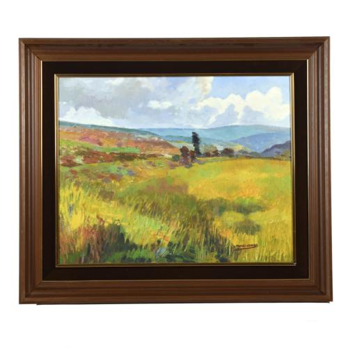 DAMIAN SEGARRA CODINA (1936).  "Paisaje Sant Privat, Olot".