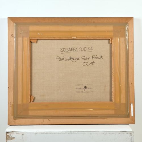 DAMIAN SEGARRA CODINA (1936).  "Paisaje Sant Privat, Olot".