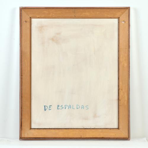 GABRIEL PORTOLÉS (1930).  "De espaldas".