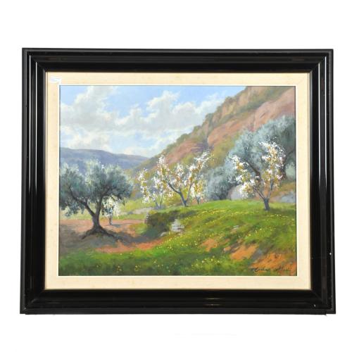 FRANCESC CARBONELL MASSABE (1928).  "Els cireres florits".