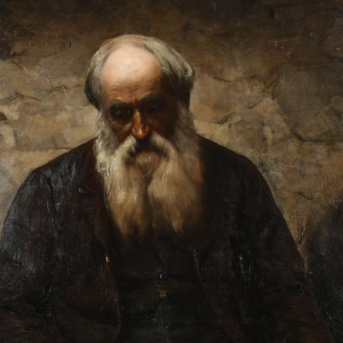 CAMILLO VERNO (1870-1942).  "Anciano".