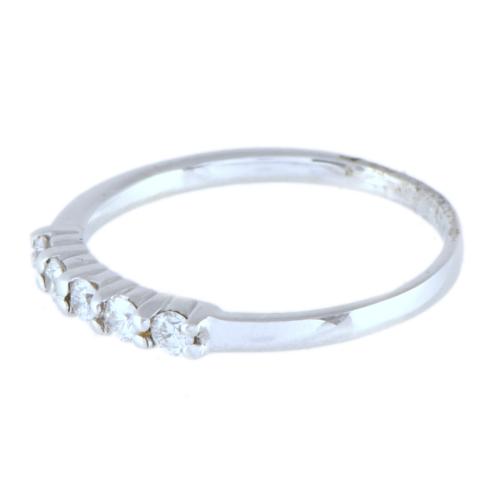 Sortija cinquillo de diamantes.