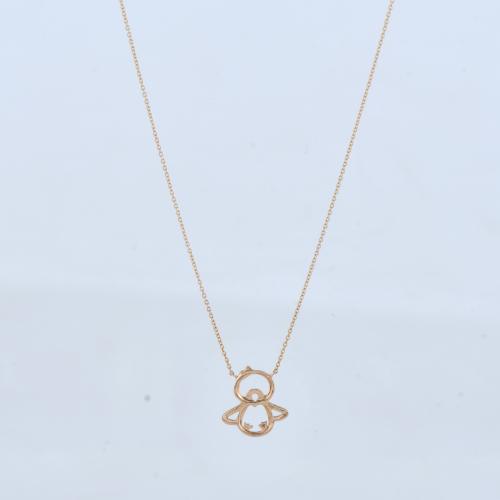 Collar con colgante en forma de búho.