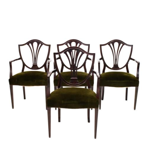 Sillones, estilo Hepplewhite, siglo XX