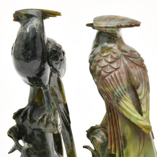 ESCUELA CHINA, SIGLO XX. Pareja de aves.