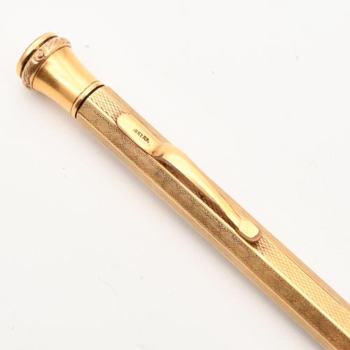 Gilded mechanical pencil