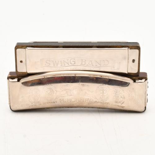 Pair of HOHNER harmonicas.