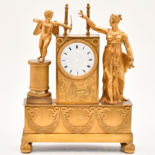 Empire-Restoration clock, circa 1815-1825
