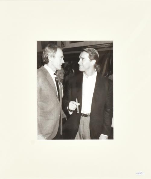 Clint Eastwood y Arnold Schwarzenegger. 1988.