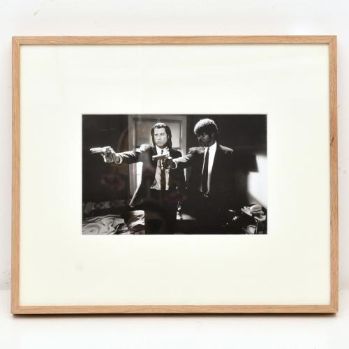 Linda R. Chen. Samuel L. Jackson y John Travolta. Pulp Fict