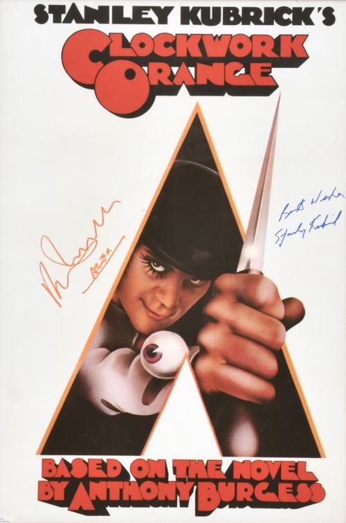 Bill Gold (New York, 1921 - 2018). La naranja mecánica. 1971.