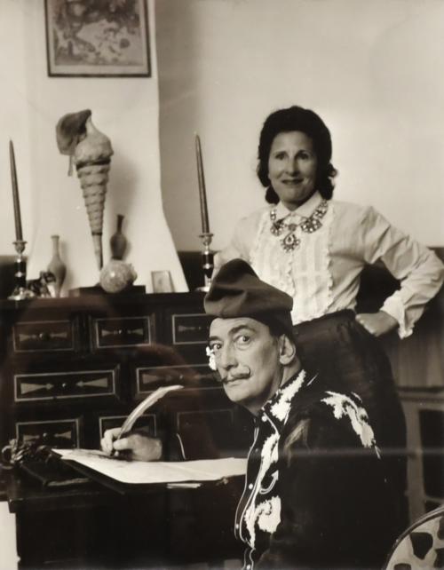 Aldo (Alfredo) Durazzi (1925 - 1990). Salvador Dalí y Gala, Portlligat, 1957.