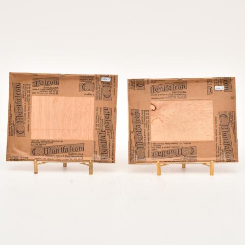 ESCUELA INDIA - PAHARI, PPS. SIGLO XIX.  Pareja de ilustrac