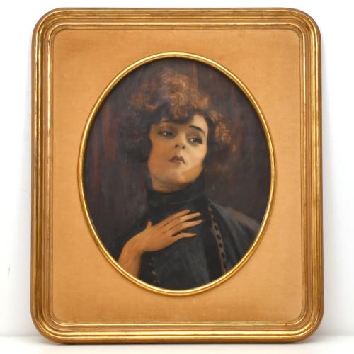 EMILI VILÀ GORGOLL (1887-1967). "Dama".