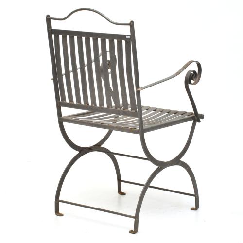 ESCUELA FRANCESA, SIGLO XX. Lote de 6 sillas de jardín.