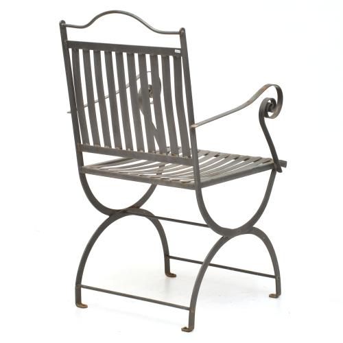 ESCUELA FRANCESA, SIGLO XX.  Lote de 4 sillas de jardin.