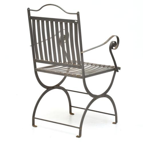 ESCUELA FRANCESA, SIGLO XX. Lote de 4 sillas de jardin.