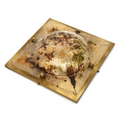 Lampara de techo italina, circa 1970. 