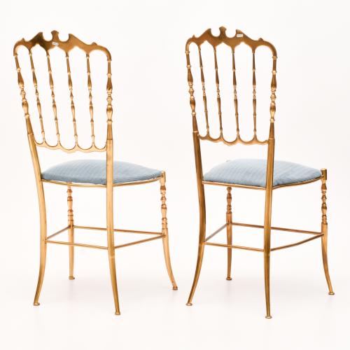 Pair of ‘Chiabari’ chairs, 20th century.