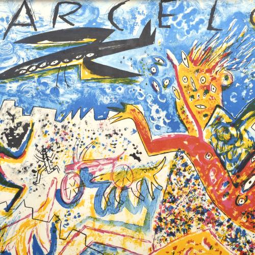 MIQUEL BARCELÓ (1957). Cartel  exposición Barceló en Galerí