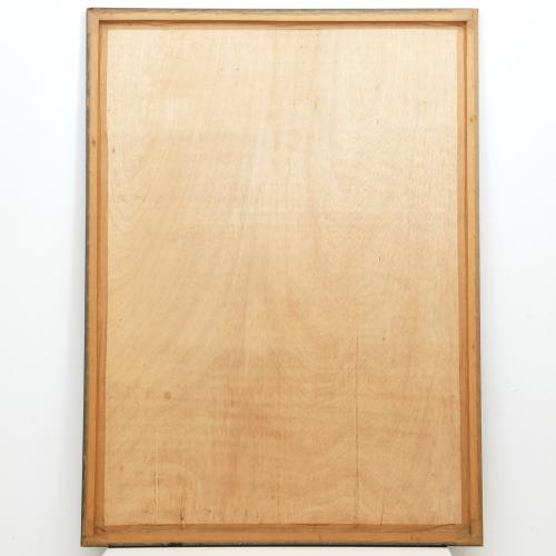 Cartel original de la película "Trafic" de Jacques Tati.